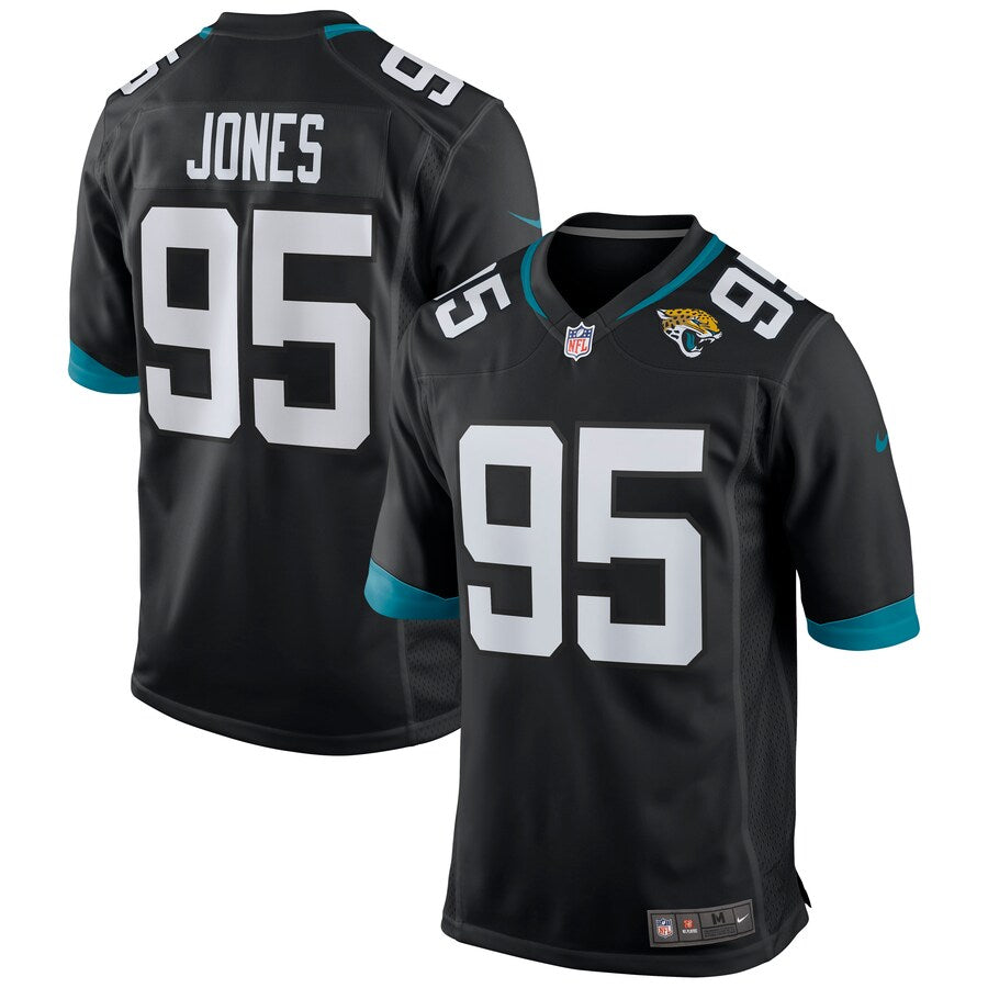 Jacksonville Jaguars Abry Jones Game Black Football Jersey product image