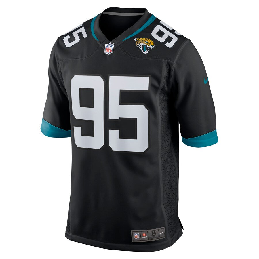 Jacksonville Jaguars Abry Jones Game Black Football Jersey product image