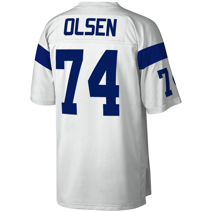 Los Angeles Rams Merlin Olsen 1969 Legacy White Football Jersey product image