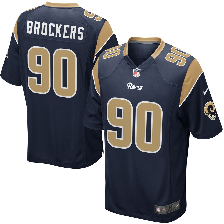 Los Angeles Rams Michael Brockers Game Navy Football Jersey product image
