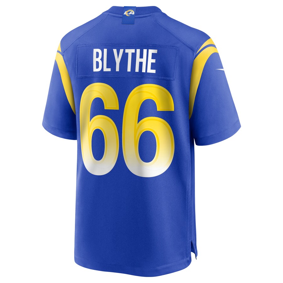 Los Angeles Rams Austin Blythe Game Royal Football Jersey product image