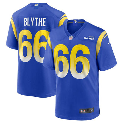 Los Angeles Rams Austin Blythe Game Royal Football Jersey product image