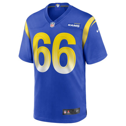 Los Angeles Rams Austin Blythe Game Royal Football Jersey product image