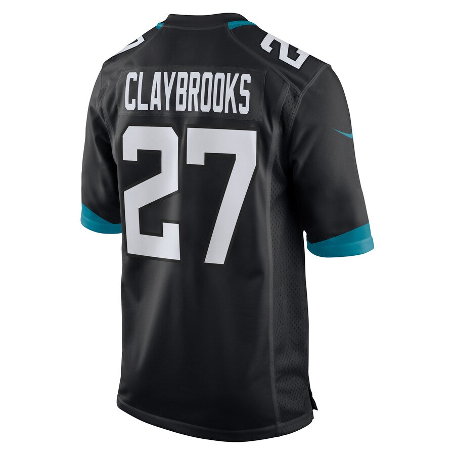 Jacksonville Jaguars Chris Claybrooks Game Black Football Jersey product image