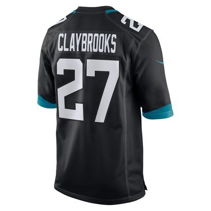 Jacksonville Jaguars Chris Claybrooks Game Black Football Jersey product image