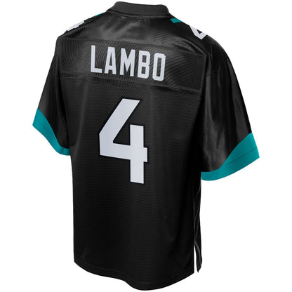 Jacksonville Jaguars Josh Lambo Pro Line Big & Tall Black Football Jersey product image
