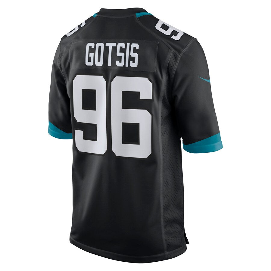Jacksonville Jaguars Adam Gotsis Game Black Football Jersey product image