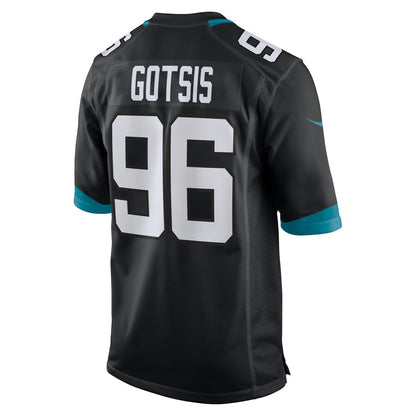 Jacksonville Jaguars Adam Gotsis Game Black Football Jersey product image