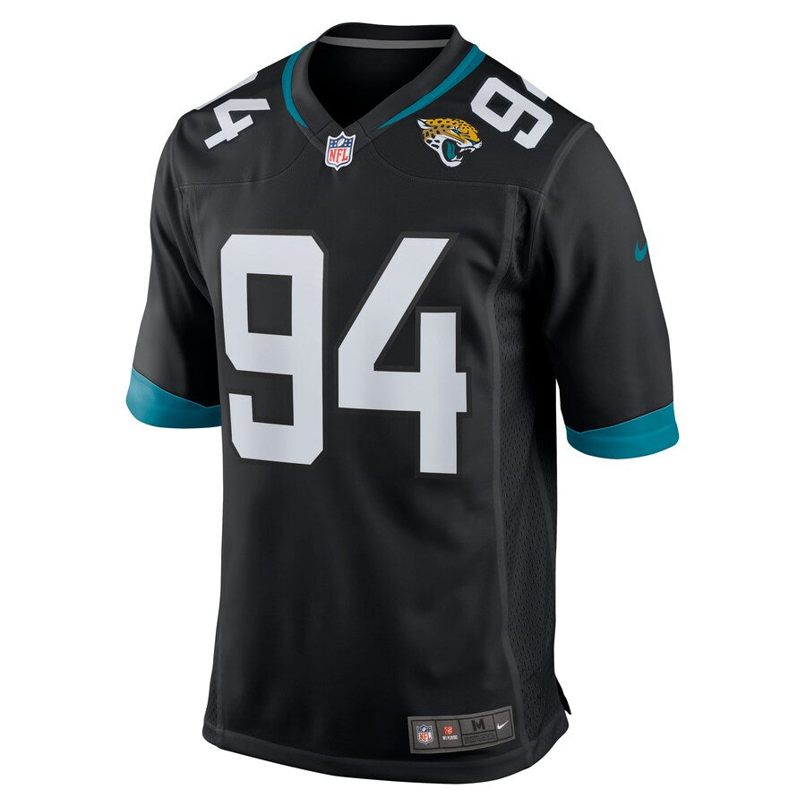 Jacksonville Jaguars Dawuane Smoot Game Black Football Jersey product image