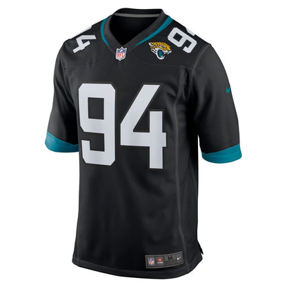Jacksonville Jaguars Dawuane Smoot Game Black Football Jersey product image