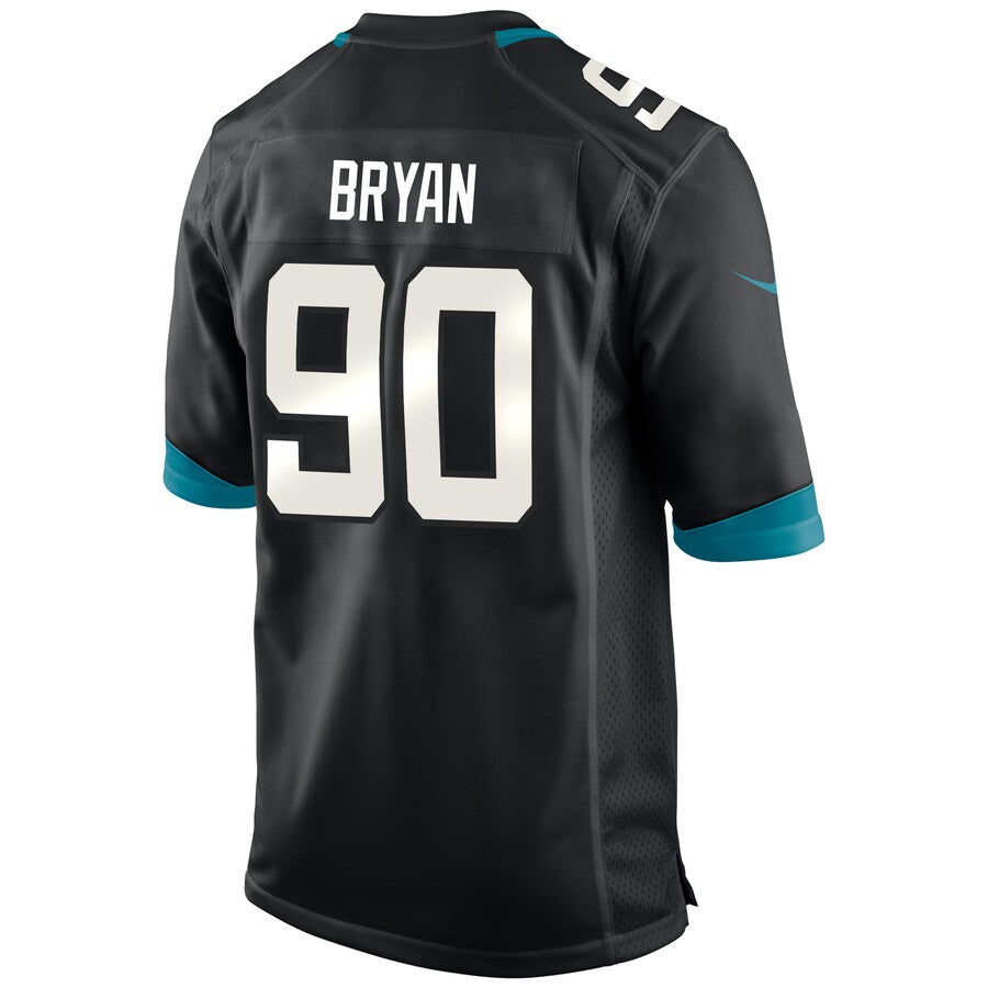 Jacksonville Jaguars Taven Bryan Game Black Football Jersey product image