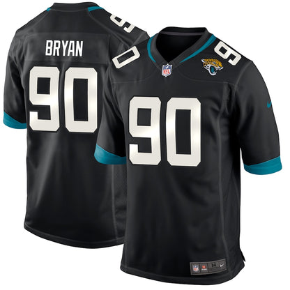 Jacksonville Jaguars Taven Bryan Game Black Football Jersey product image