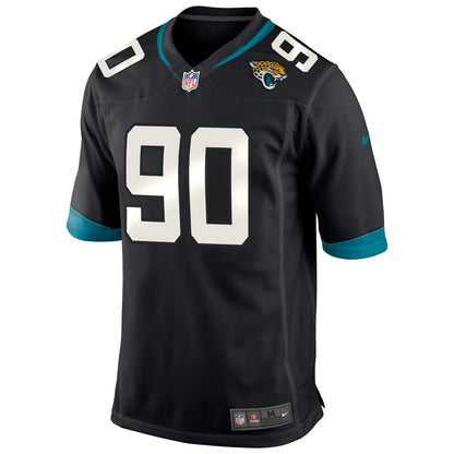 Jacksonville Jaguars Taven Bryan Game Black Football Jersey product image