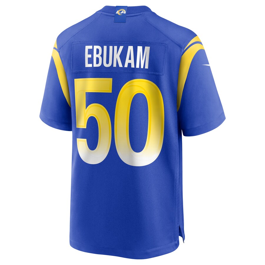 Los Angeles Rams Samson Ebukam Game Royal Football Jersey product image