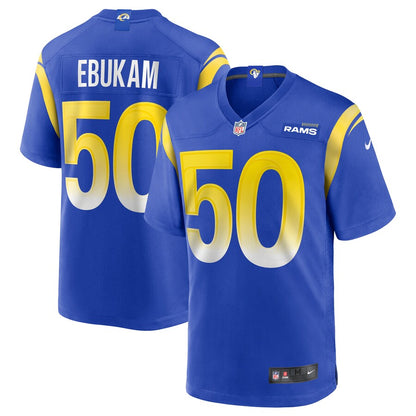 Los Angeles Rams Samson Ebukam Game Royal Football Jersey product image