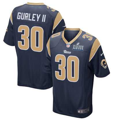 Los Angeles Rams Todd Gurley Game Navy Football Jersey product image