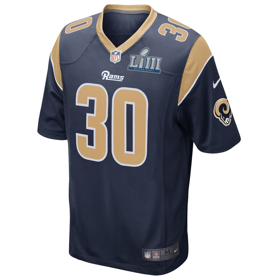Los Angeles Rams Todd Gurley Game Navy Football Jersey product image