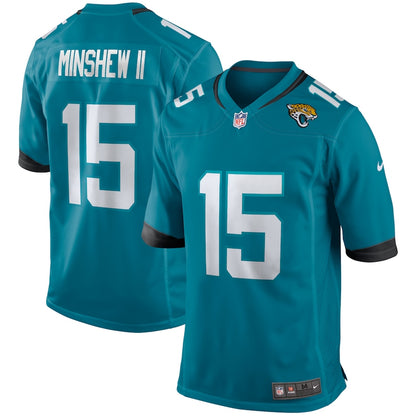 Jacksonville Jaguars Gardner Minshew Game Teal Football Jersey product image