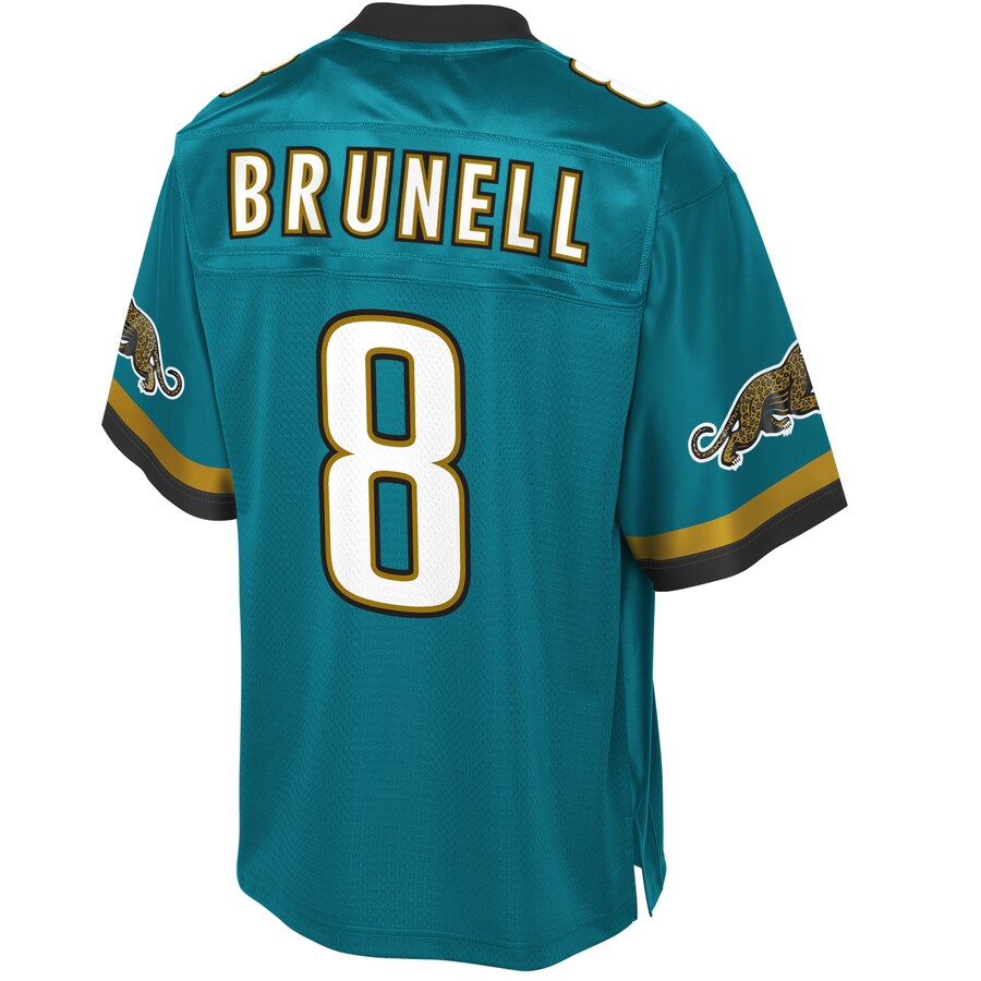Jacksonville Jaguars Mark Brunell Pro Line Teal Football Jersey product image