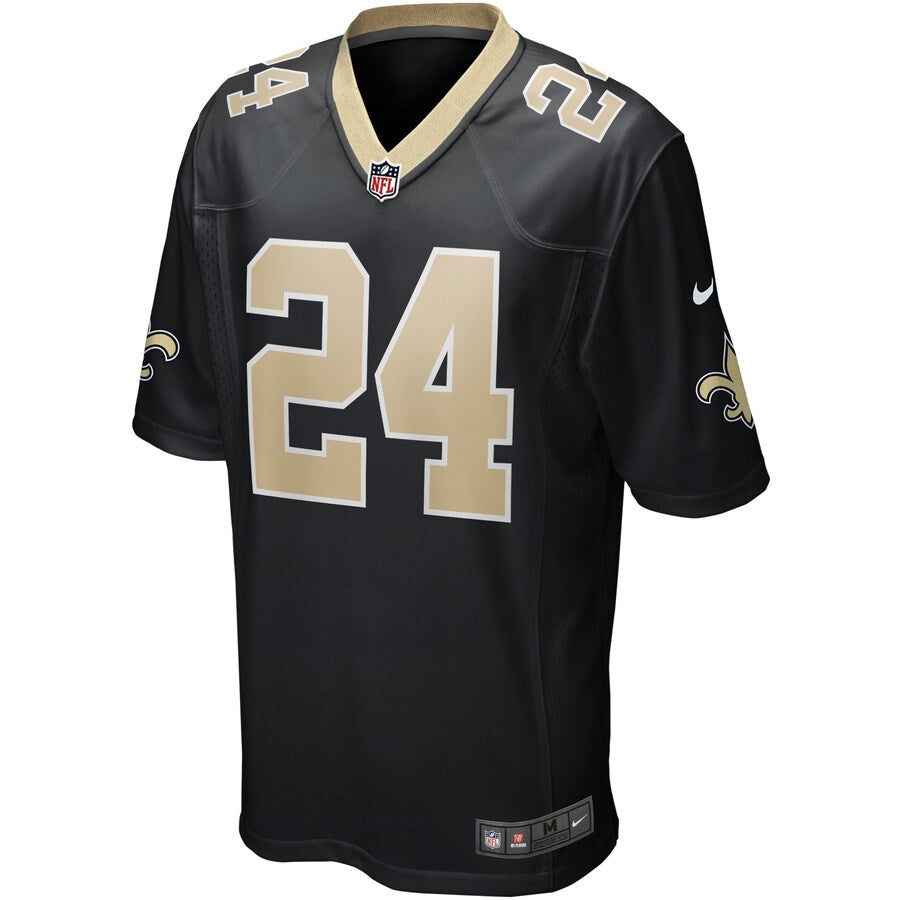New Orleans Saints Dwayne Washington Game Black Football Jersey product image