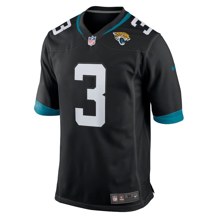 Jacksonville Jaguars Luq Barcoo Game Black Football Jersey product image
