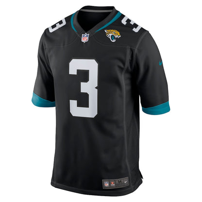 Jacksonville Jaguars Luq Barcoo Game Black Football Jersey product image