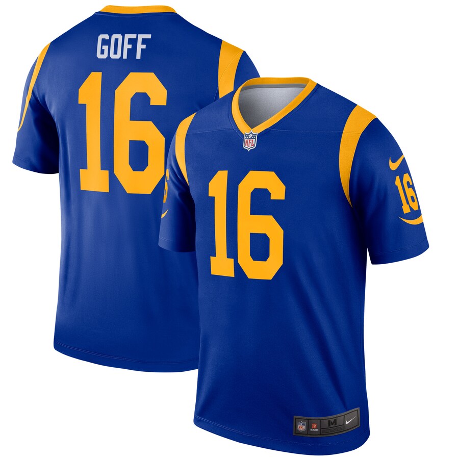 Los Angeles Rams Jared Goff Alternate Royal Football Jersey product image