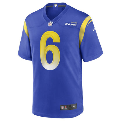 Los Angeles Rams Johnny Hekker Game Royal Football Jersey product image
