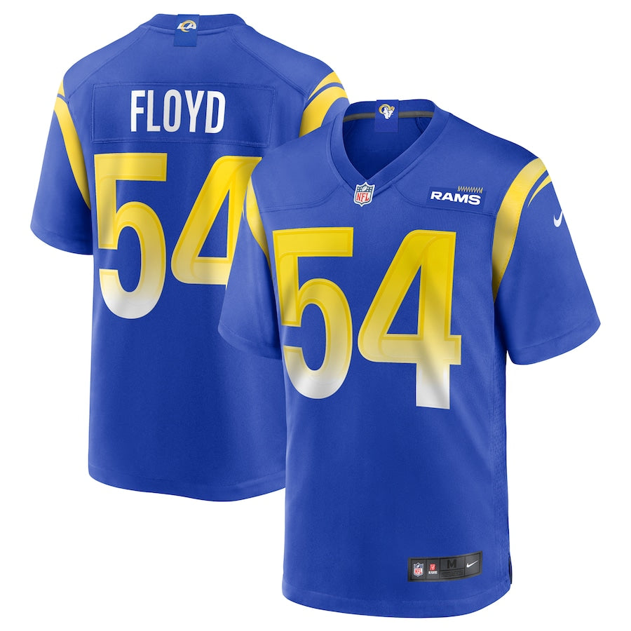 Los Angeles Rams Leonard Floyd Game Royal Football Jersey product image