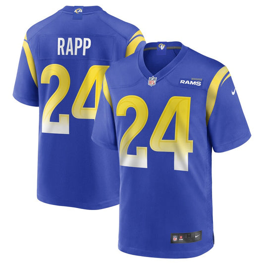 Los Angeles Rams Taylor Rapp Game Royal Football Jersey product image