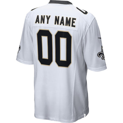 New Orleans Saints 2018 Custom Game White Football Jersey product image