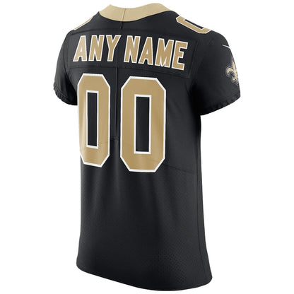 New Orleans Saints Custom Black Football Jersey product image