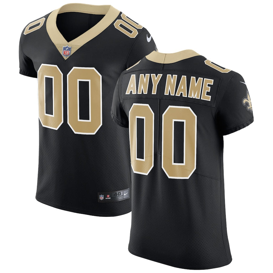 New Orleans Saints Custom Black Football Jersey product image