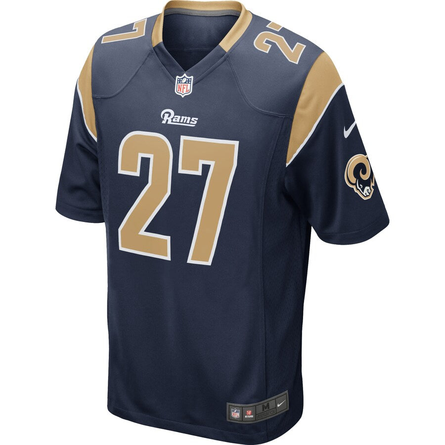 Los Angeles Rams Tre Mason Game Navy Football Jersey product image