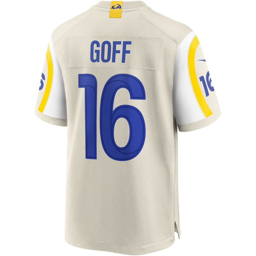 Los Angeles Rams Jared Goff Bone Game Football Jersey product image