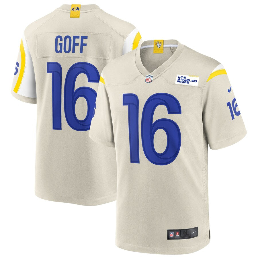 Los Angeles Rams Jared Goff Bone Game Football Jersey product image