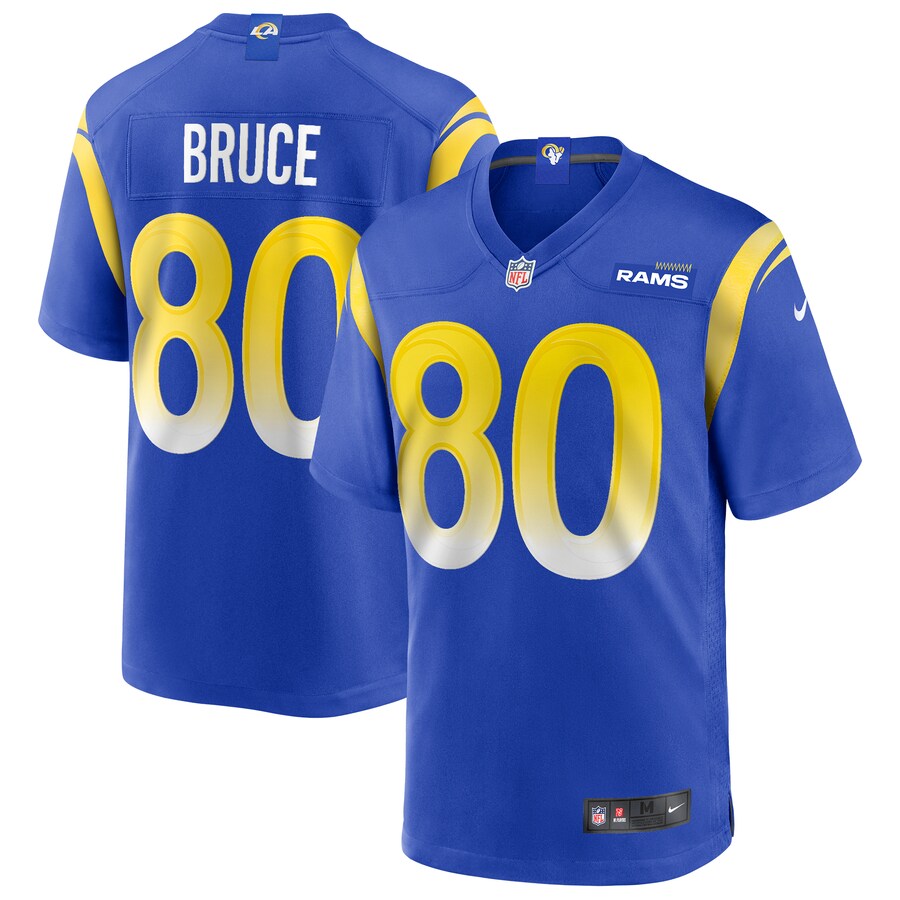Los Angeles Rams Isaac Bruce Game Royal Football Jersey product image