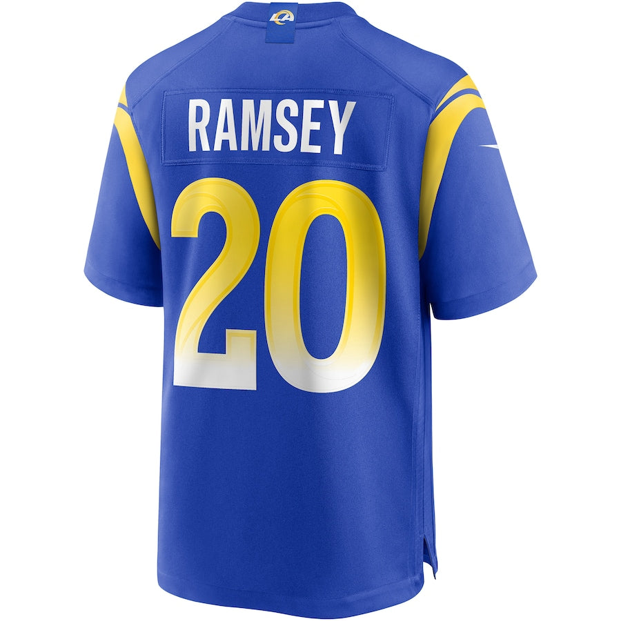 Los Angeles Rams Jalen Ramsey Game Royal Football Jersey product image