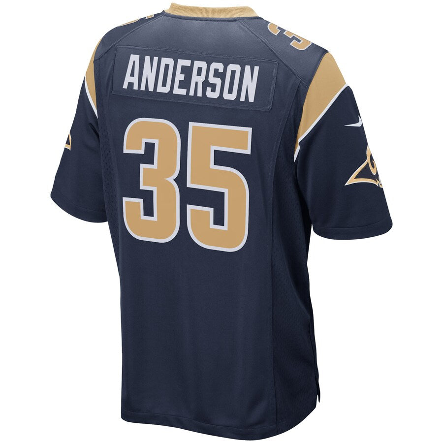 Los Angeles Rams C.j. Anderson Super Game Navy Football Jersey product image