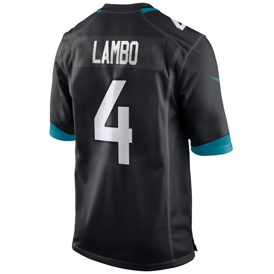 Jacksonville Jaguars Josh Lambo Game Black Football Jersey product image