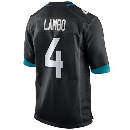 Jacksonville Jaguars Josh Lambo Game Black Football Jersey product image