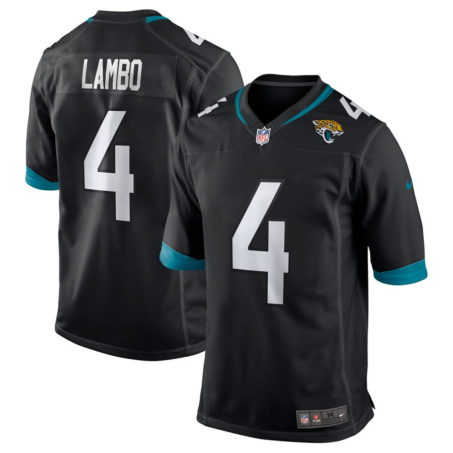 Jacksonville Jaguars Josh Lambo Game Black Football Jersey product image