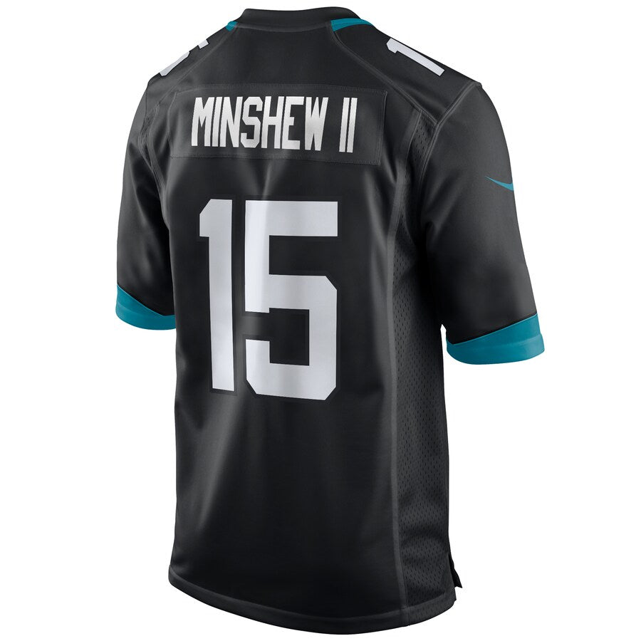 Jacksonville Jaguars Gardner Minshew Game Black Football Jersey product image