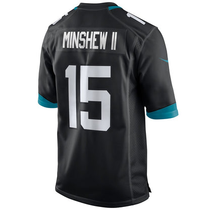 Jacksonville Jaguars Gardner Minshew Game Black Football Jersey product image