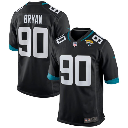 Jacksonville Jaguars Taven Bryan Game Black Football Jersey product image