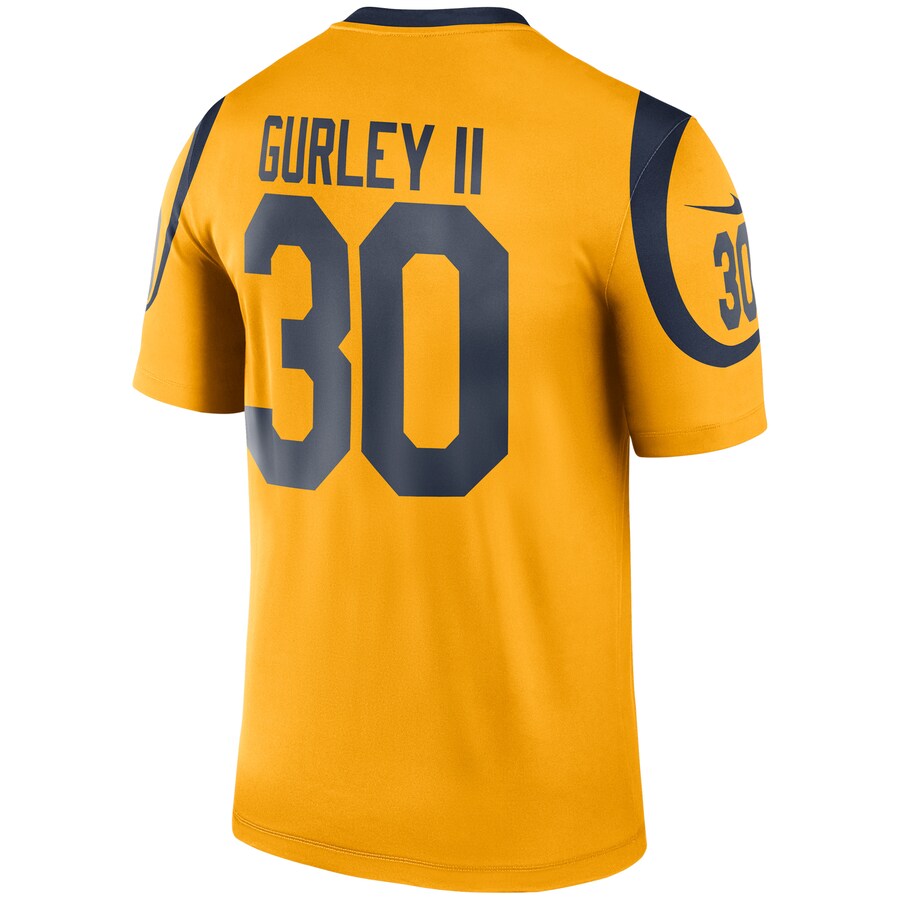 Los Angeles Rams Todd Gurley Gold Football Jersey product image