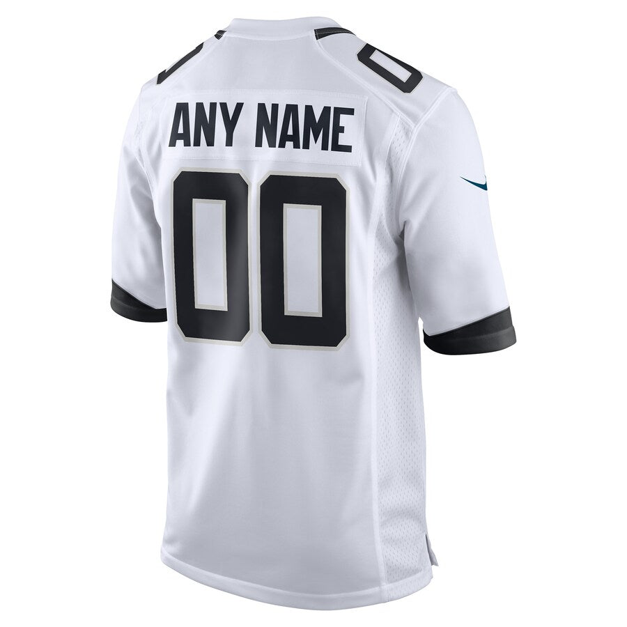 Jacksonville Jaguars Custom Game White Football Jersey product image