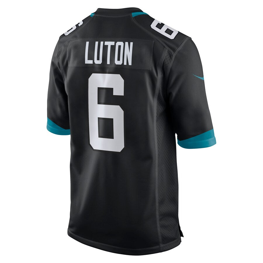 Jacksonville Jaguars Jake Luton Game Black Football Jersey product image