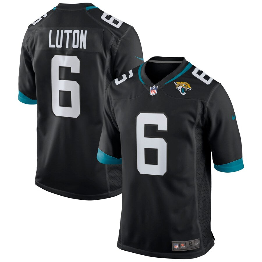 Jacksonville Jaguars Jake Luton Game Black Football Jersey product image