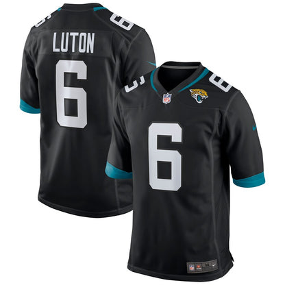 Jacksonville Jaguars Jake Luton Game Black Football Jersey product image